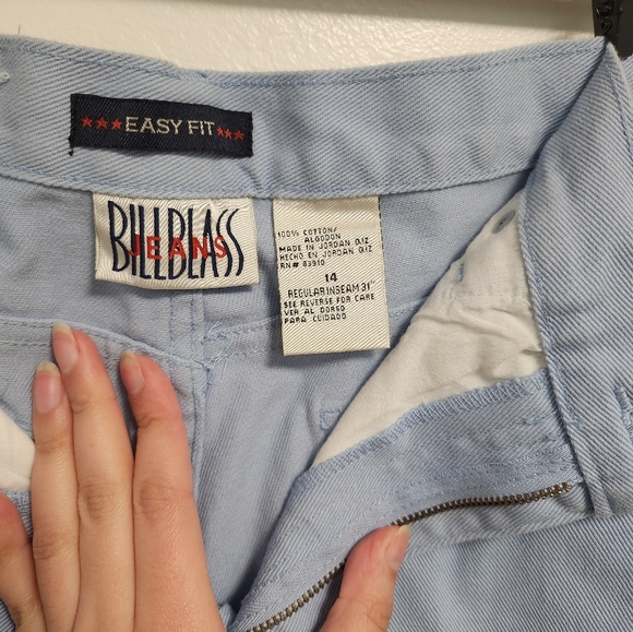 Bill Blass Periwinkle/Blue Shorts - Picture 2 of 3